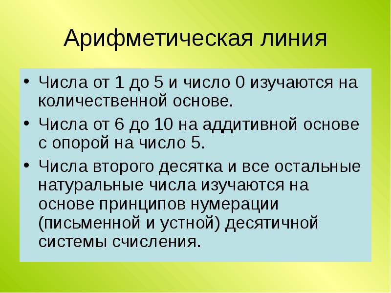 Количество основ. Арифметическая линия подготовки. В основе всего число. В основе всего число. Пифагор (vi в.
