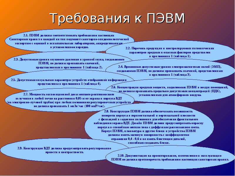 Требования к ПЭВМ презентация. ПЭВМ С ВДТ. Владение ПЭВМ В анкете.