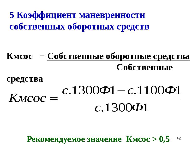 Маневренность функционирующего капитала