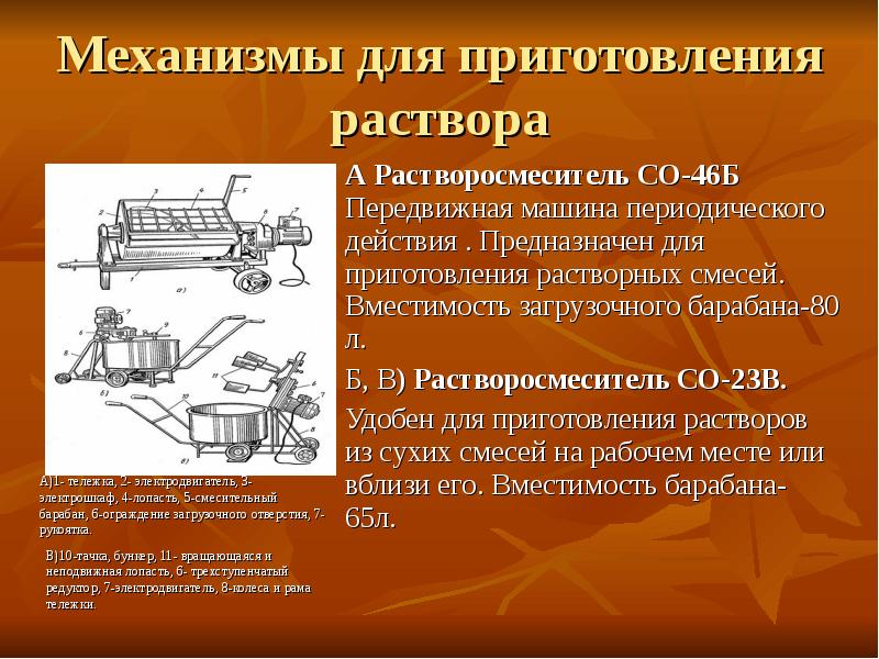 Машины для штукатурных работ презентация