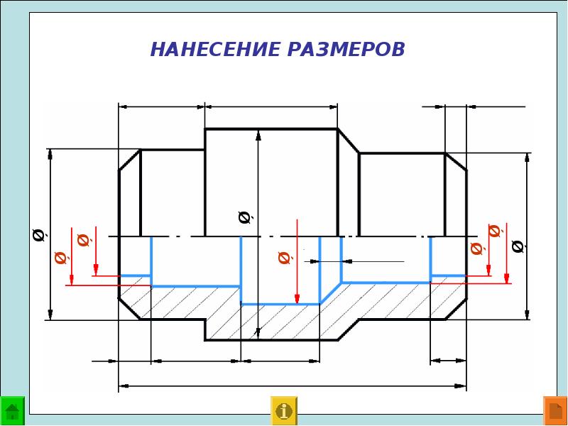 Соединение вида и разреза на чертеже правильно показано на чертеже