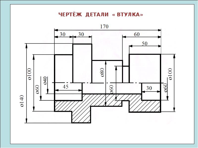 Вычертите на одном из примеров на рисунке 195 половину вида в соединении