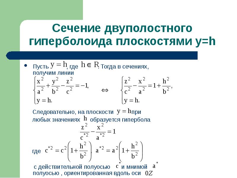 Действительная полуось