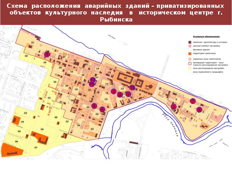 Карта памятников культурного наследия московской области