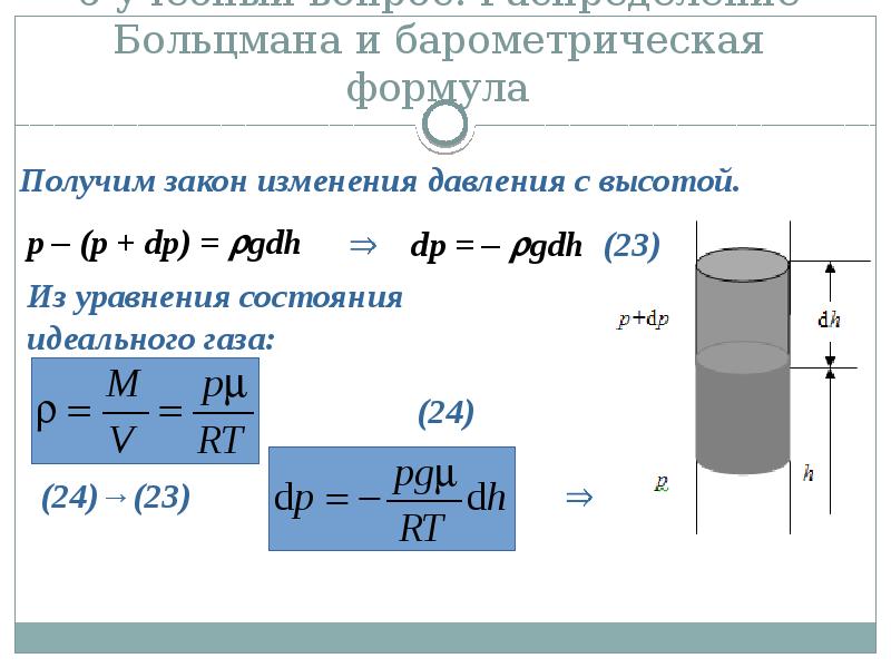 Барометрическое давление это