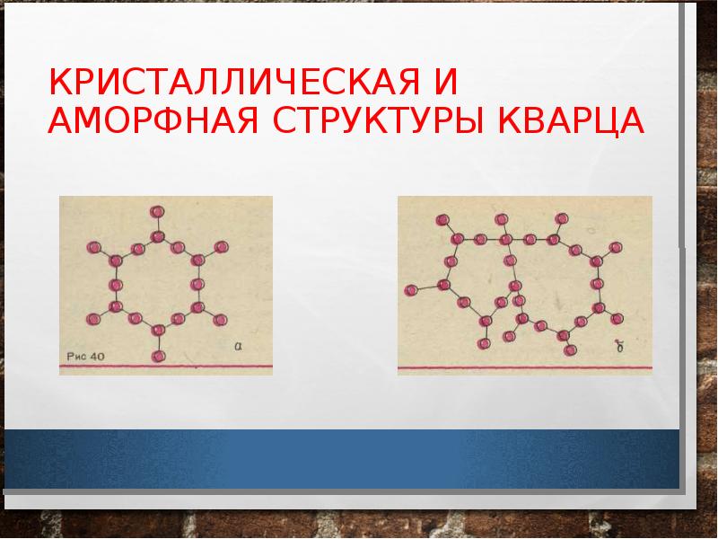 Кристаллические и аморфные тела свойства