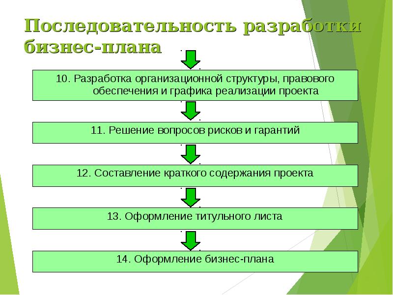 Бизнес план проекта доклад