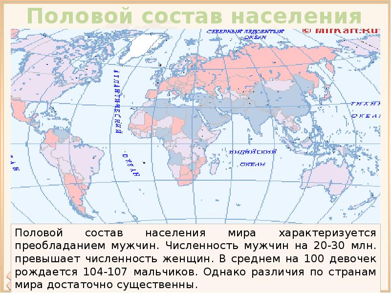 Презентация на тему население мира 6 класс