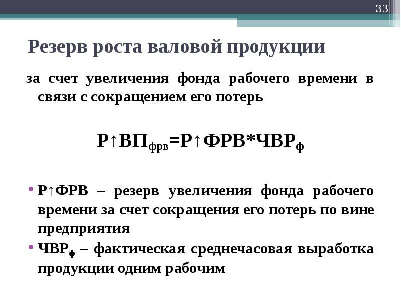 Анализ использования фонда рабочего времени презентация