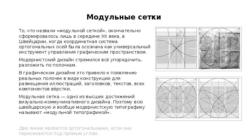 Модульная сетка презентация