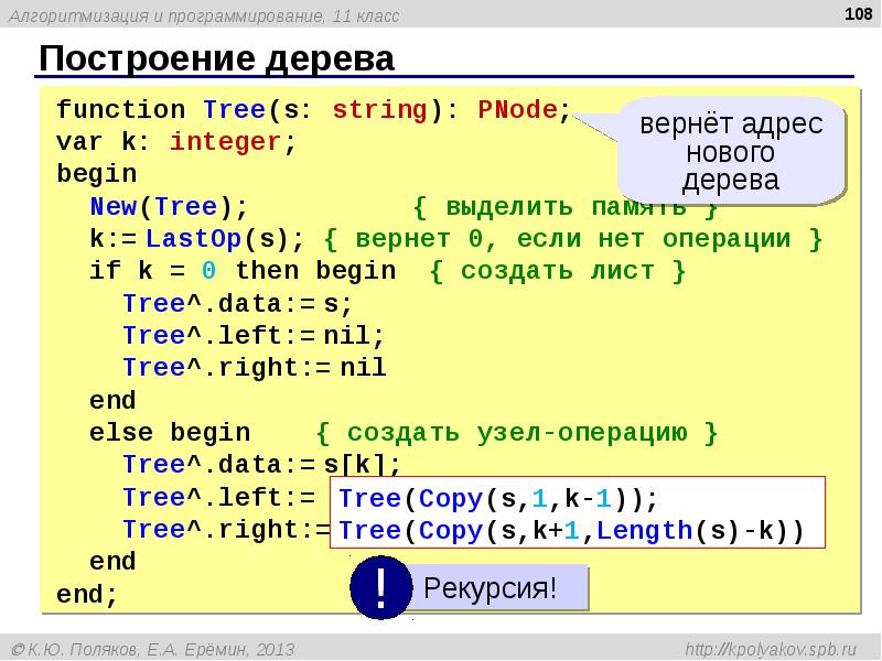 Алгоритмизация и программирование презентация