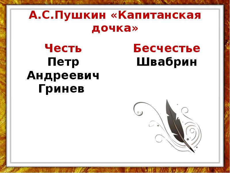 Честь бесчестие капитанская дочка. Честь и бесчестие в капитанской дочке. Швабрин бесчестие. Тезис честь и бесчестие Гринев Швабрин.