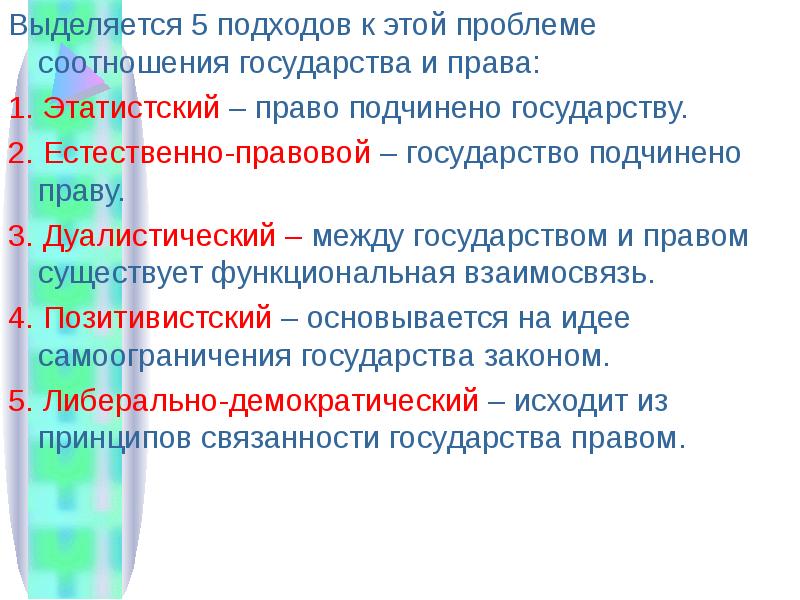 Соотношение государств