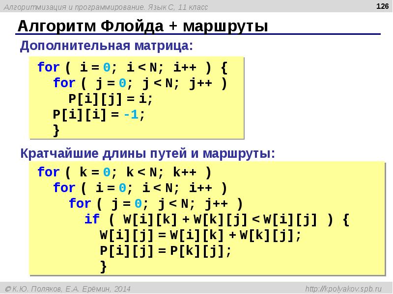 Алгоритмизация и программирование. Алгоритм Флойда. Алгоритмы c++. Алгоритм на языке c++. Алгоритм Флойда-Уоршелла c++.