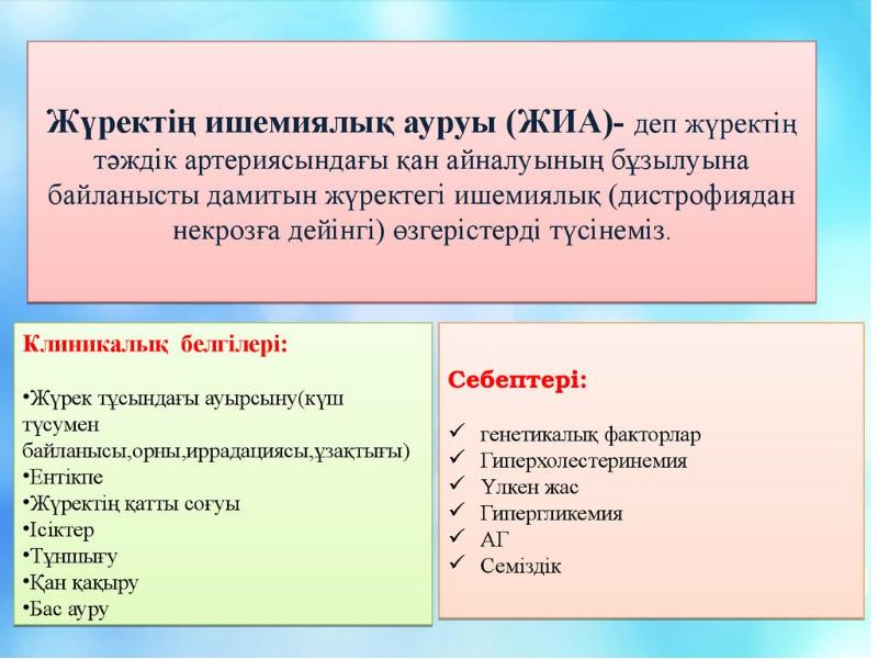 Жүрек аурулары презентация