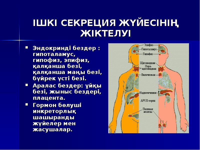 Ішкі секреция бездерінің