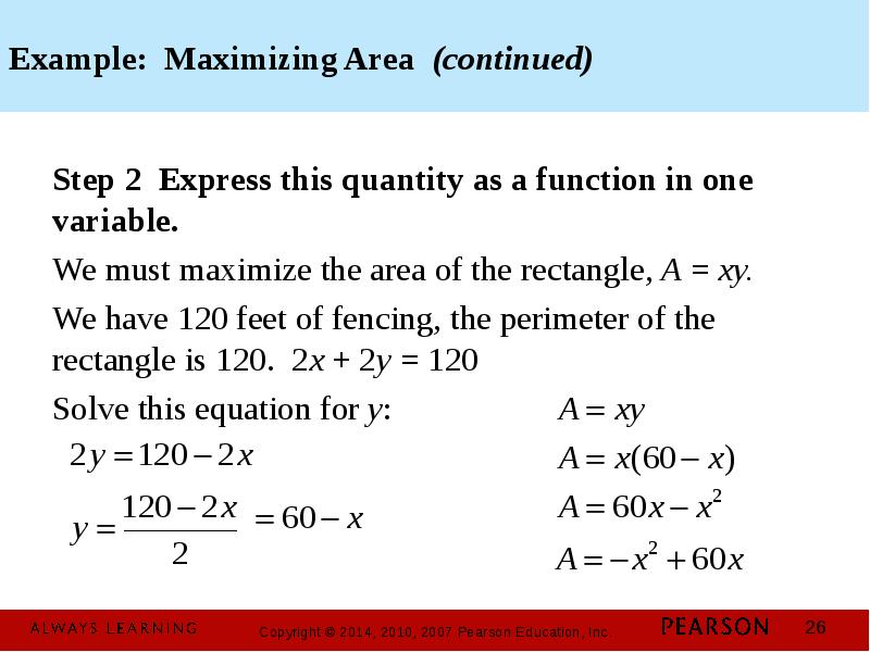 First variable. First variable