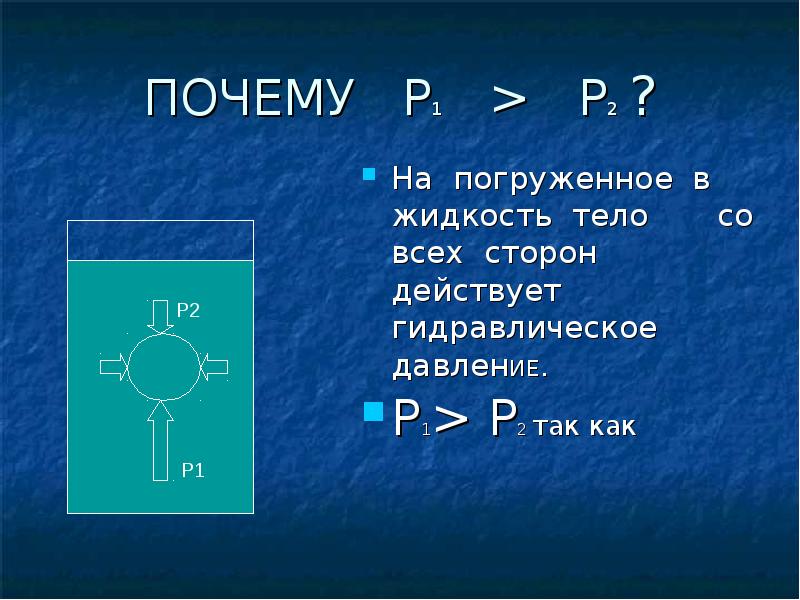 Почему р