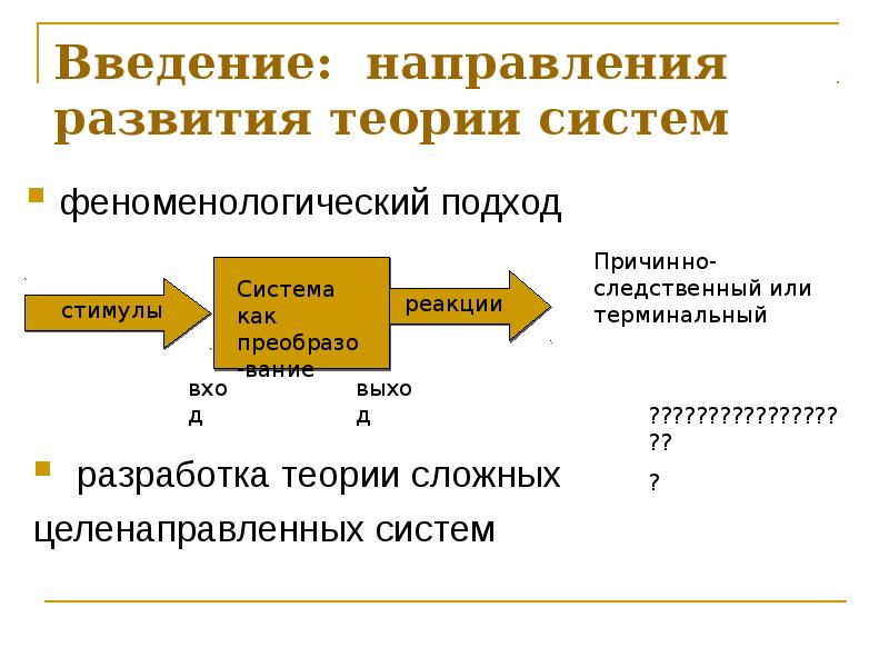 Сложные теории