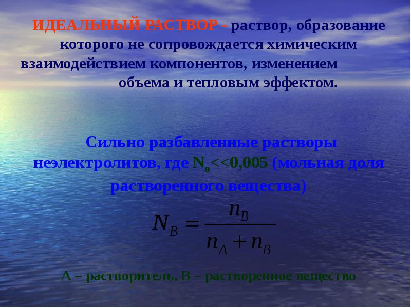 Механизм образования растворов презентация