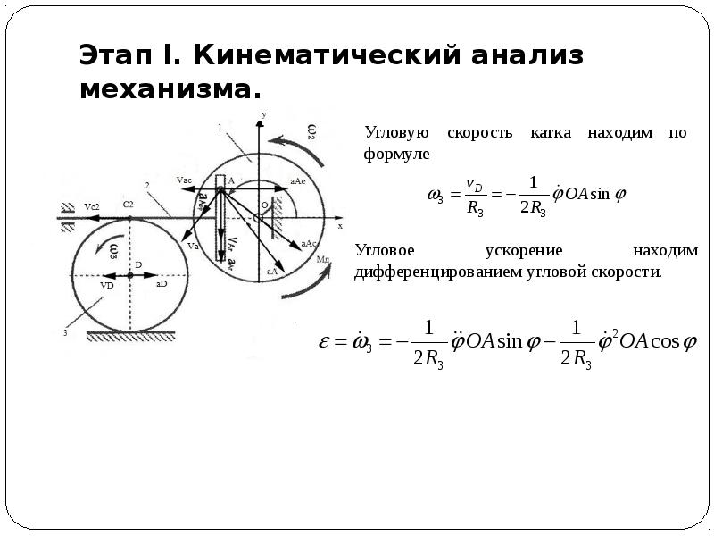 Ускорение на чертеже