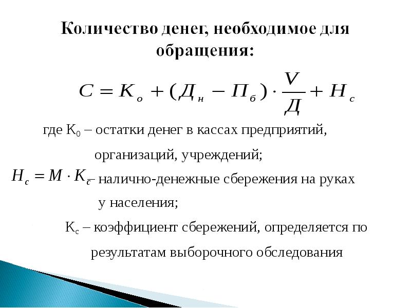 Статистика денежного обращения презентация