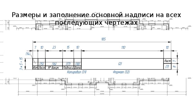 Как правильно написать масштаб на чертеже