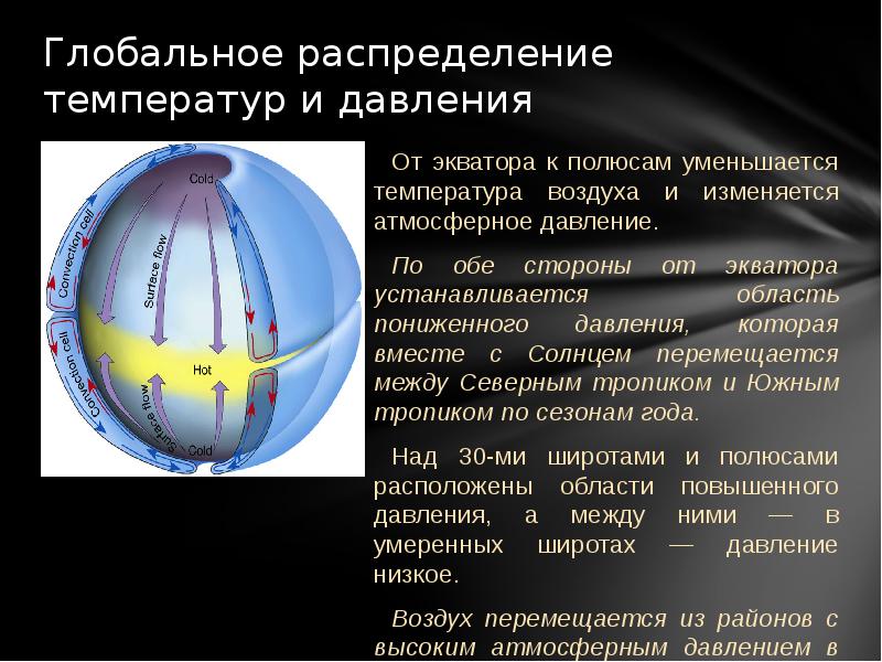 Температура уменьшилась. Глобальное распределение давления. Атмосферное давление в экваториальных широтах. От экватора к полюсам. Глобальное распределение давления на земле..