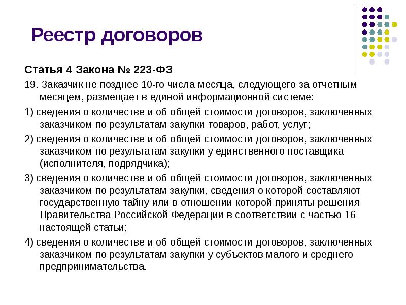 Статья 4 148. 223 ФЗ. Статья 223. Статья 4 ФЗ.