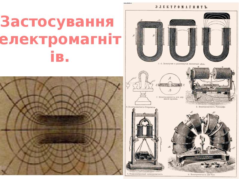 Застосування електромагнітів. Застосування електромагнітів.