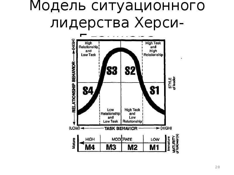 Модель ситуационного лидерства стинсона джонсона презентация