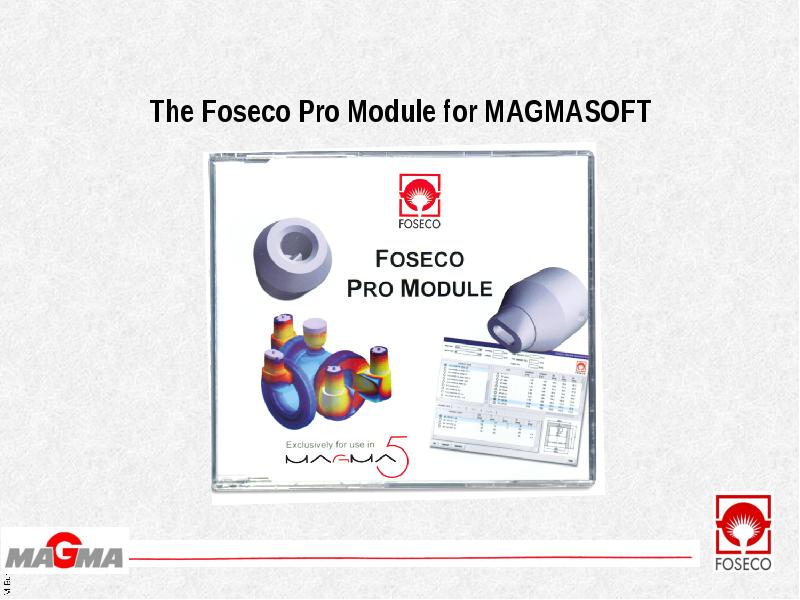 The Foseco Pro Module for MAGMASOFT
