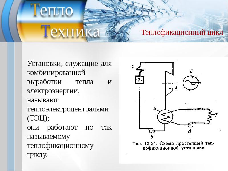 Паросиловая установка схема