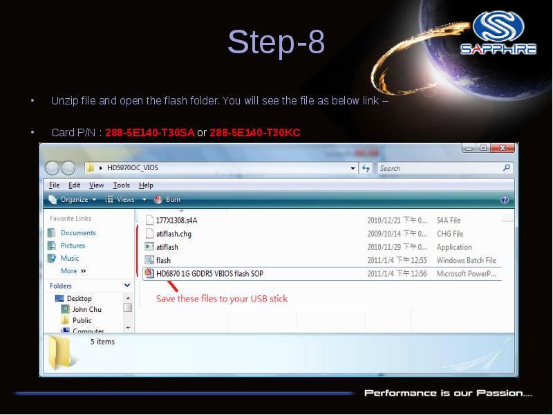 Step-8 Unzip file and open the flash folder. You will see
