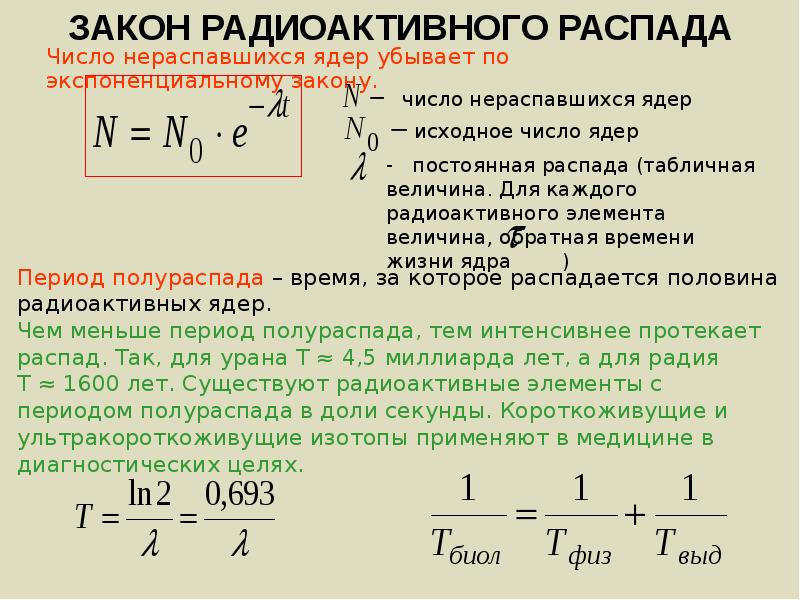 Радиоактивность виды радиоактивного распада