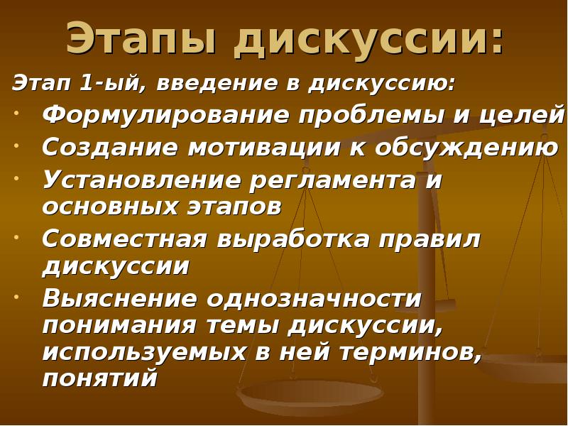 Сборник правил ведения корректной дискуссии презентация