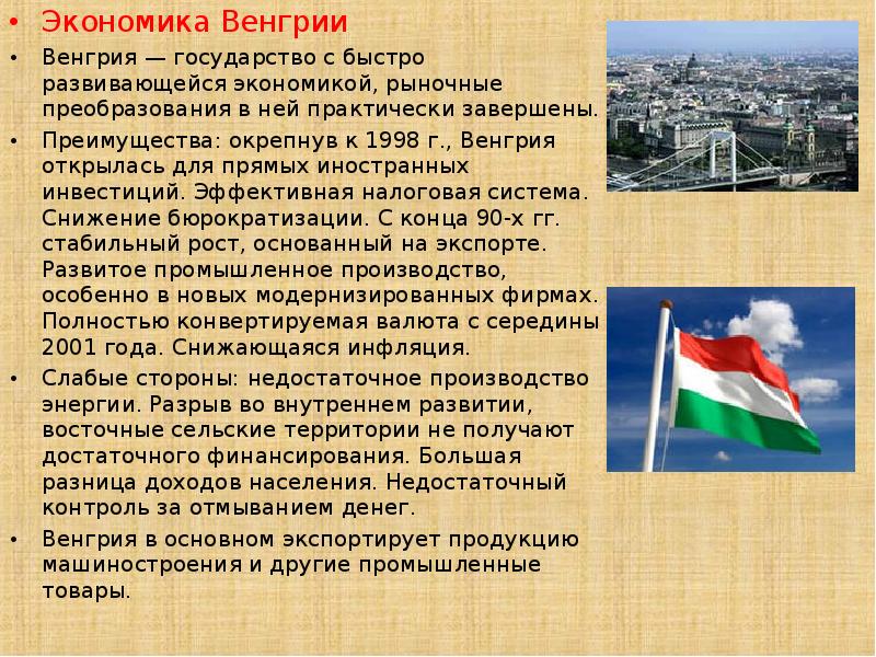 Презентация на тему венгрия