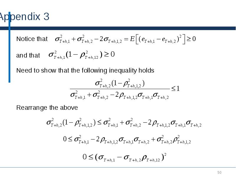 Forecast combinations