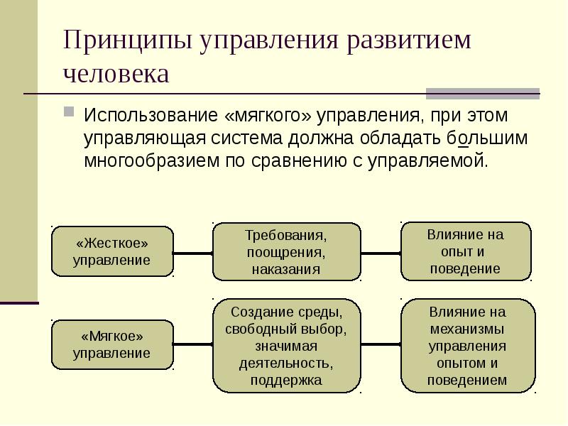 Частными принципами являются