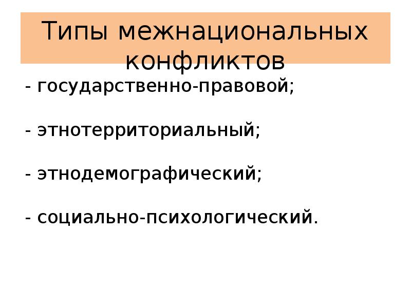 Признаки этнического конфликта. Нации и межнациональные отношения презентация. Виды межнациональных отношений. Типы межнациональных конфликтов. Типы межэтнических конфликтов.