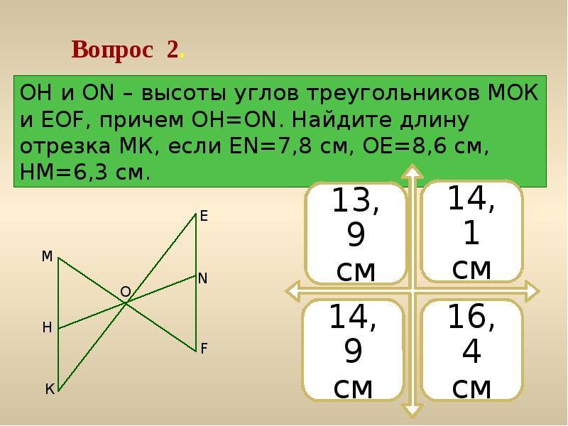 Треугольник мок. Треугольник мок