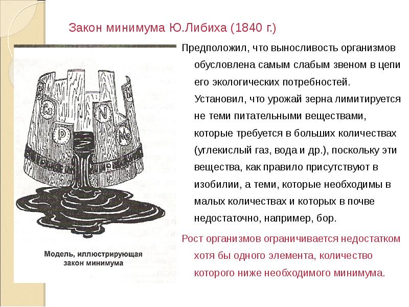 Закон минимальной