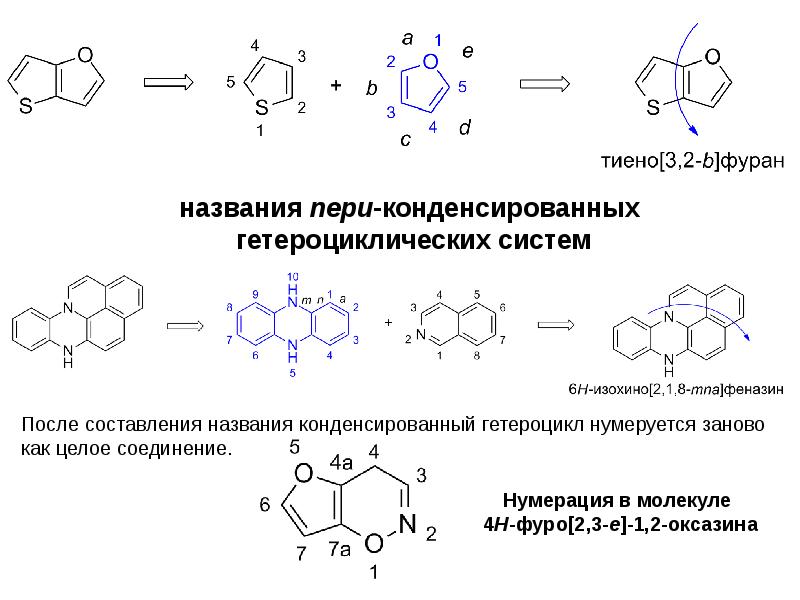 Конденсированные гетероциклические соединения презентация