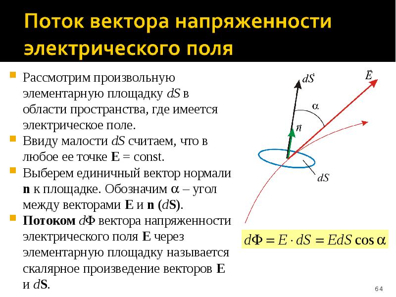 Поток векторного поля через сферу