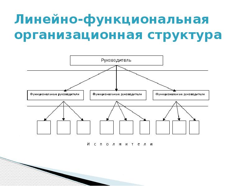 Линейно функциональная организационная структура