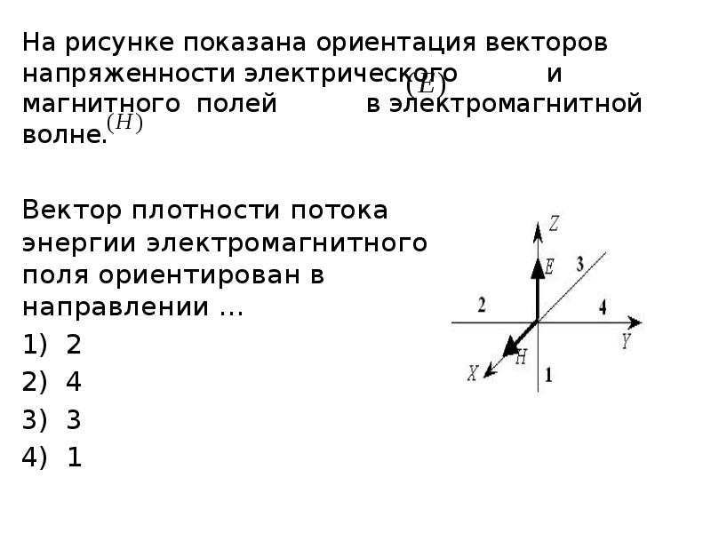 Вектор напряженности в конденсаторе