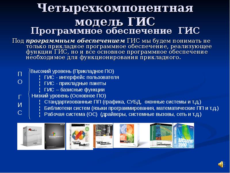 Обеспечение по другому. Программное обеспечение ГИС. Геоинформационные системы прикладное программное обеспечение. Геоинформационные системы это системное или прикладное программное. Техническое и программное обеспечение ГИС.