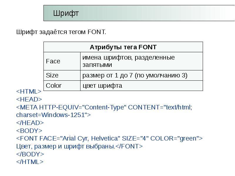 Обязательный атрибут тега. Атрибуты тега font. Теги и атрибуты html. Параметры тегов html. Тег размера шрифта в html.