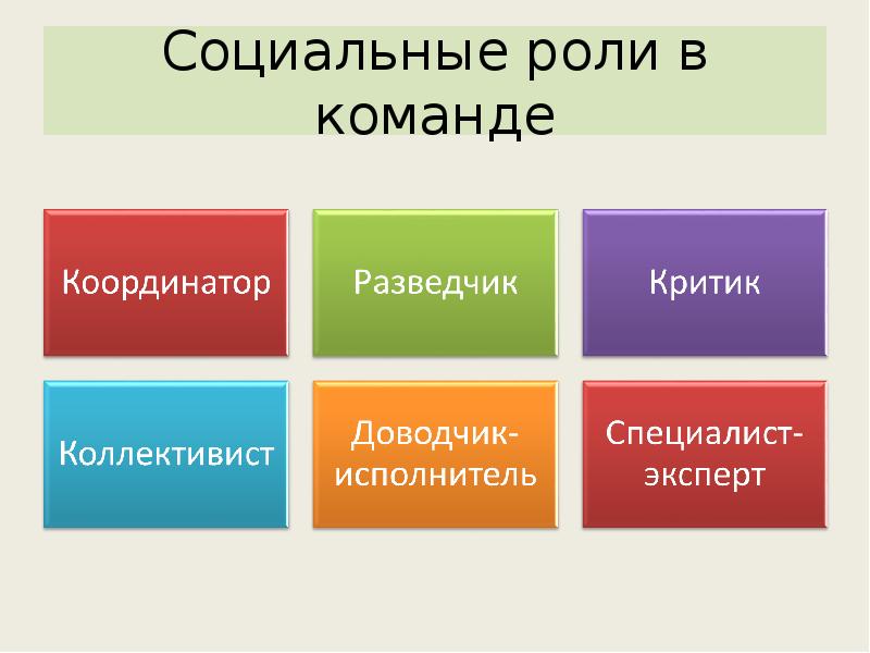 Роли команды в социальном проекте