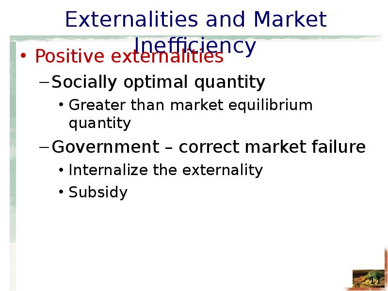 Market than. Socially OPTIMAL Quantity.